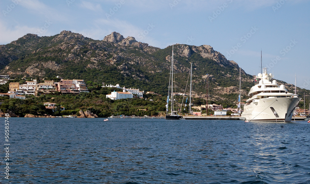 Naklejka premium Porto Cervo Marina