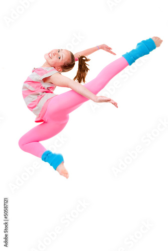 child ballet jump