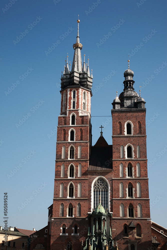Mariacki church in Krakow
