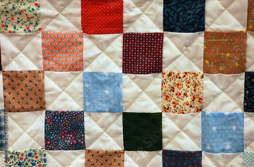 Patchwork quilt photo