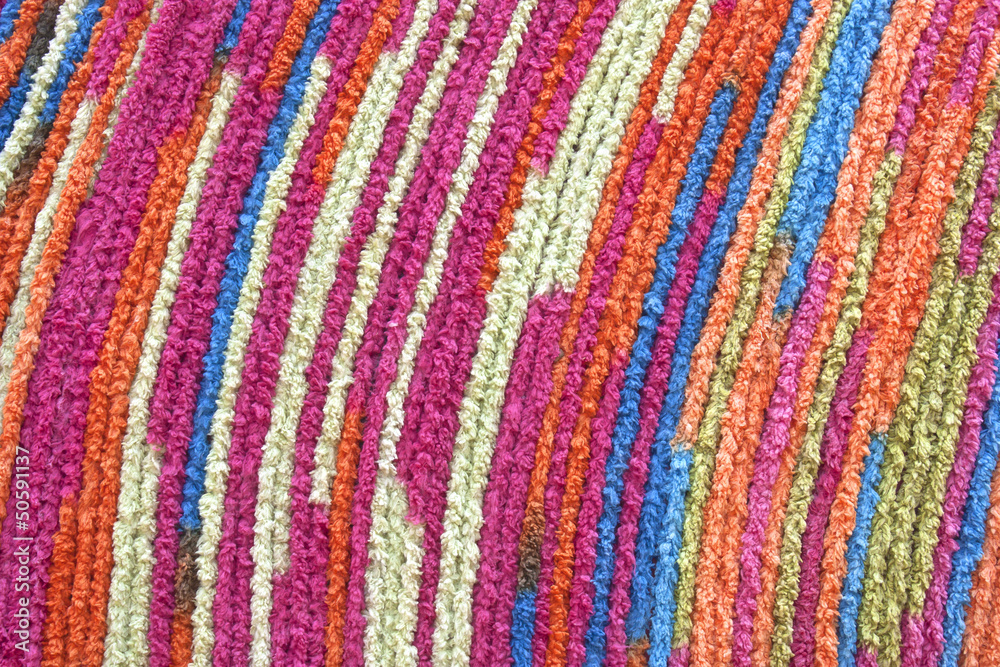 Colorful cotton fabric.