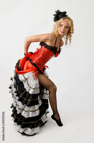Cancan dancer