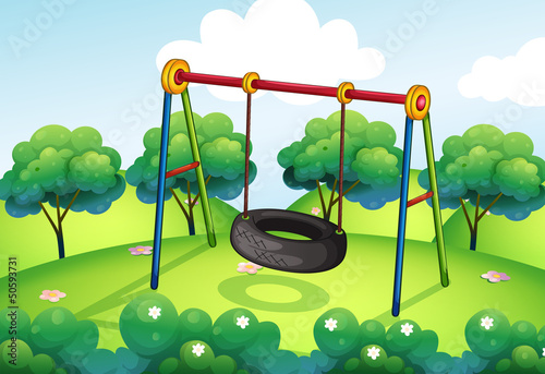 An empty park