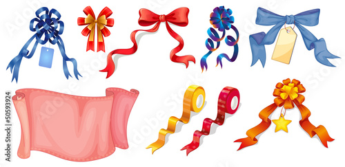 Different ribbon designs