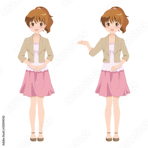 女性/ポーズ