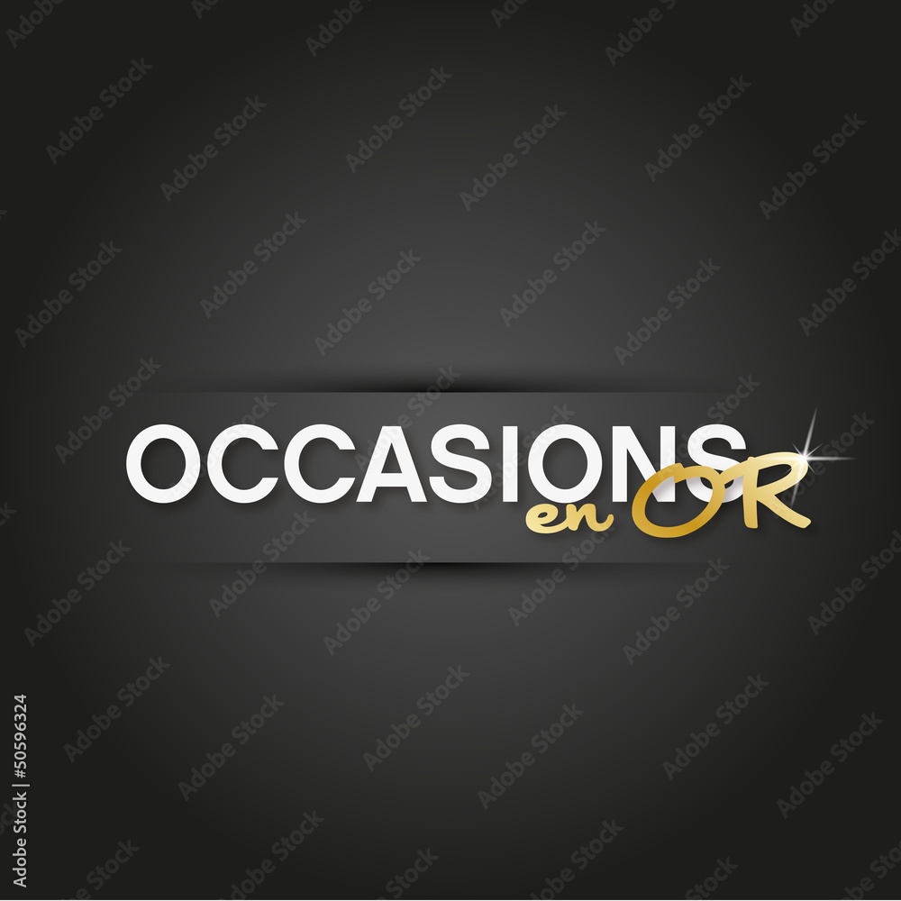 occasion en or! occasion en or!