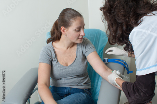 Drawing blood procedure