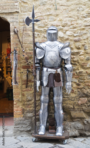 Medieval shop. Bevagna. Umbria. Italy.