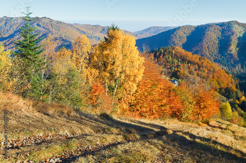 Autumn  mountain Nimchich pass