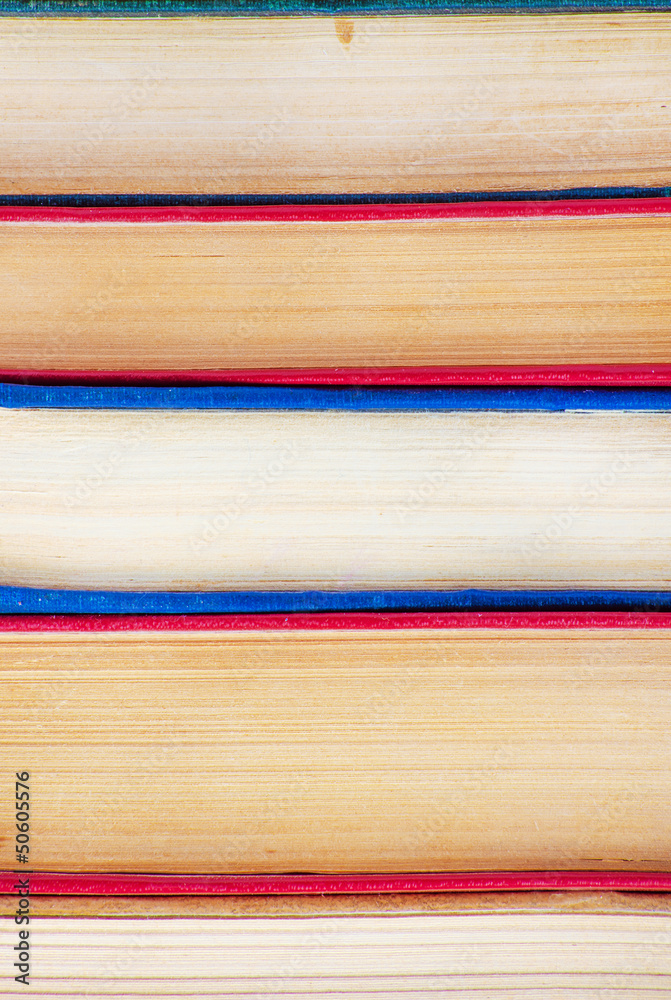 old books, close up