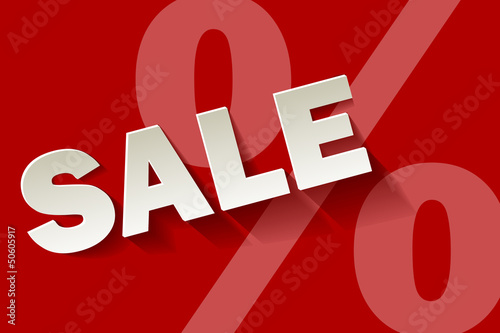 Sale rot Prozent