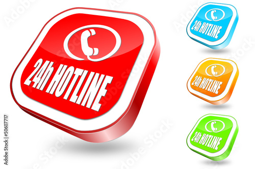 24h hotline, vector set