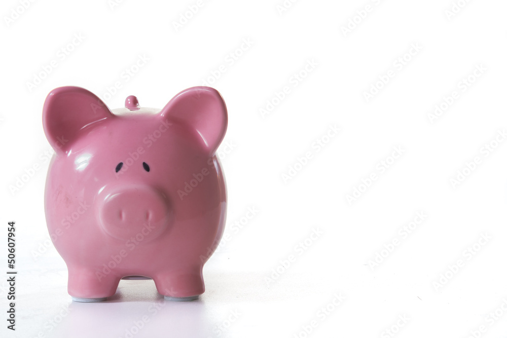 Pink ceramic piggy bank Pink ceramic piggy bank