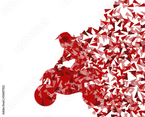 ATV vector abstract background