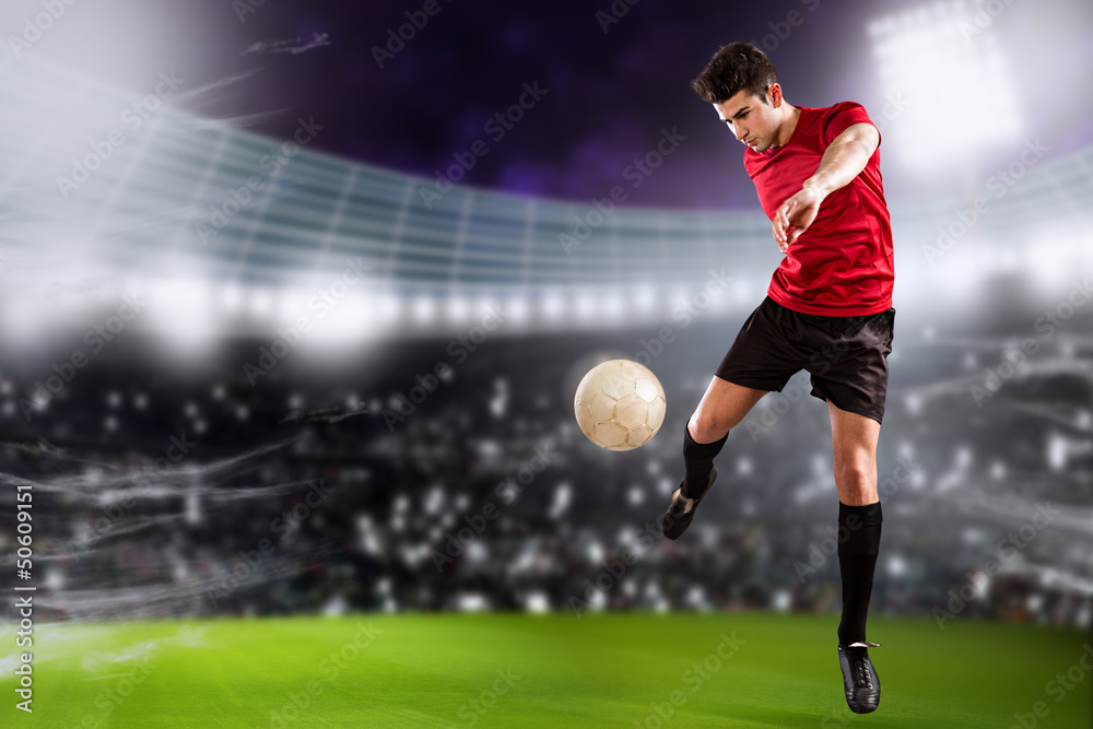 Naklejka premium soccer game
