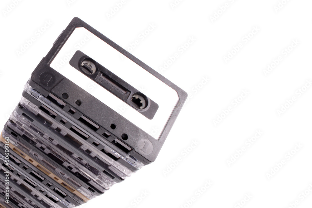 Obraz premium Cassetes pile