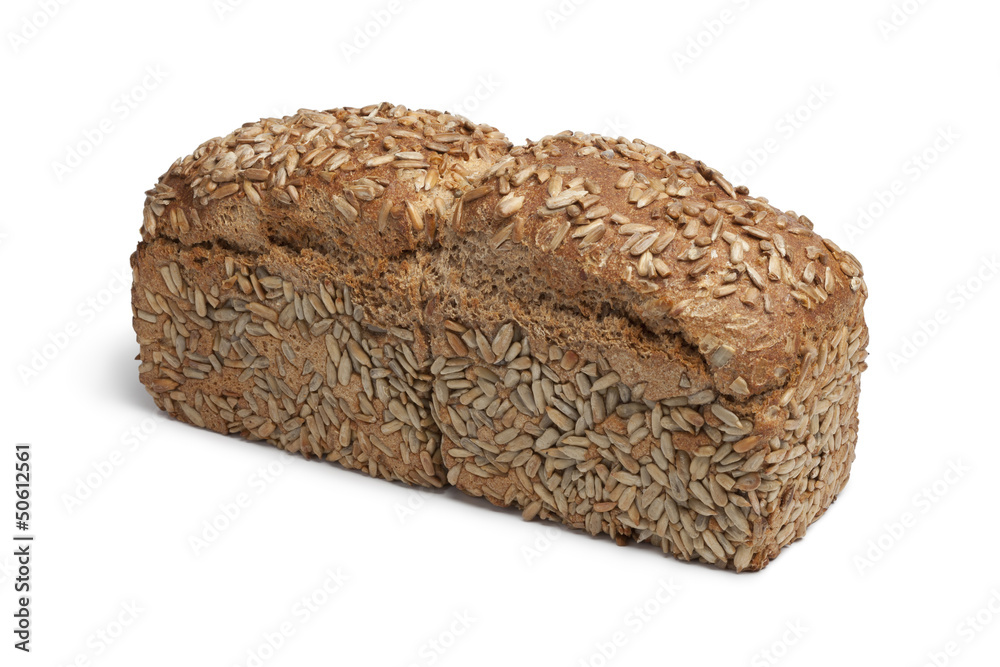 Loaf of spelt bread with sunflower seeds Loaf of spelt bread with sunflower seeds