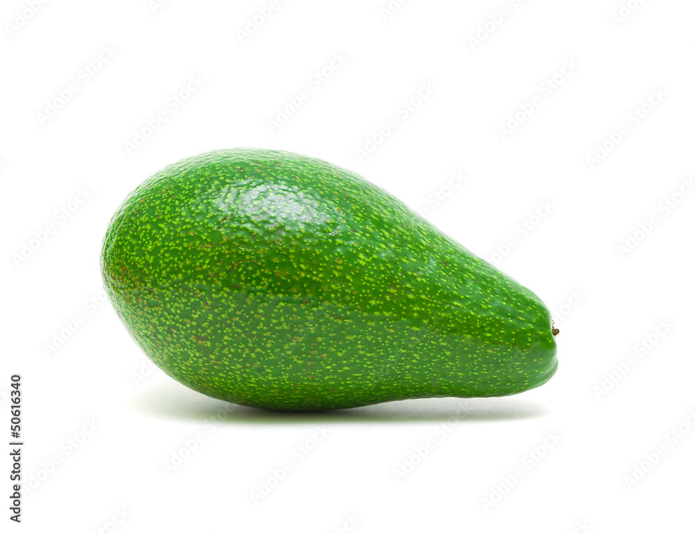 ripe avocado isolated on white background close-up ripe avocado isolated on white background close-up