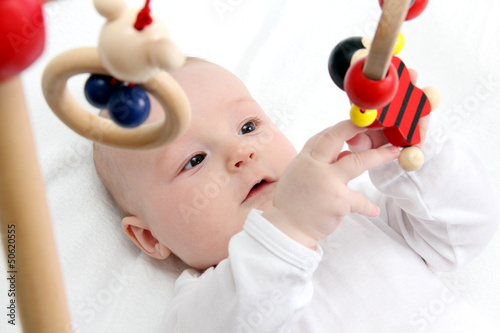 Baby with toys