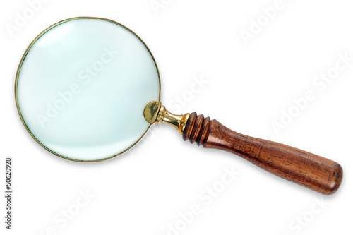 Magnifying Glass isolated with clipping path