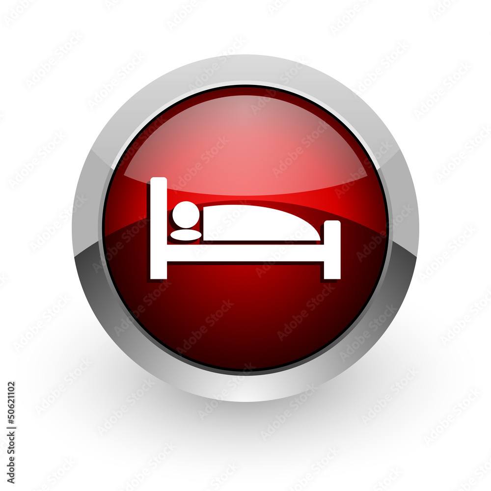 hotel red circle web glossy icon hotel red circle web glossy icon