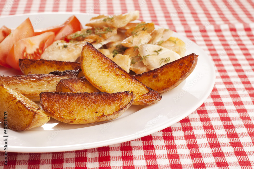 fried potatoes fried potatoes