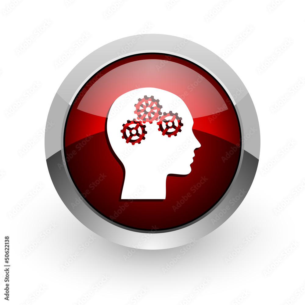 head red circle web glossy icon head red circle web glossy icon