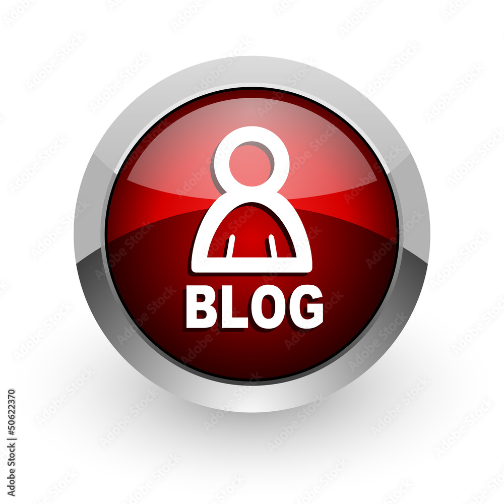 blog red circle web glossy icon blog red circle web glossy icon