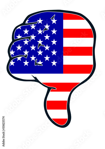 Daumen runter Amerika
