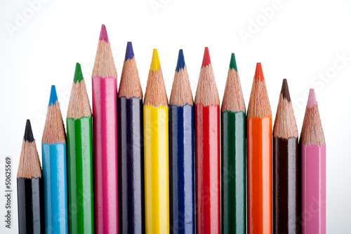 Close-up of multicolor pencils