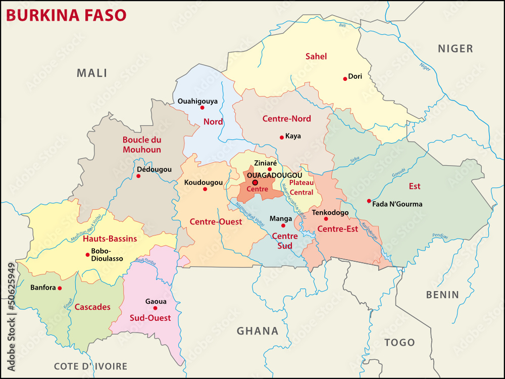 Burkina Faso Administratif