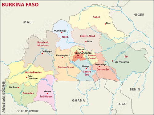 Burkina Faso Administratif
