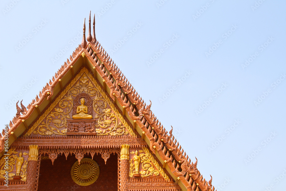 Thai temple, Wat Savangveerawong, Ubonratchathani Thailand