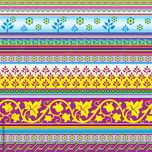 floral striped background