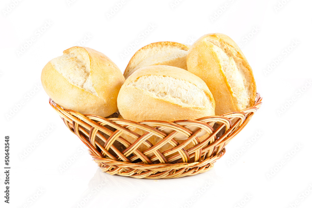 Bread on a white background. delicious buns isolated on white Bread on a white background. delicious buns isolated on white