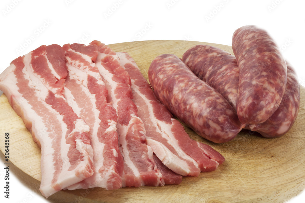 Pancetta e salsicce