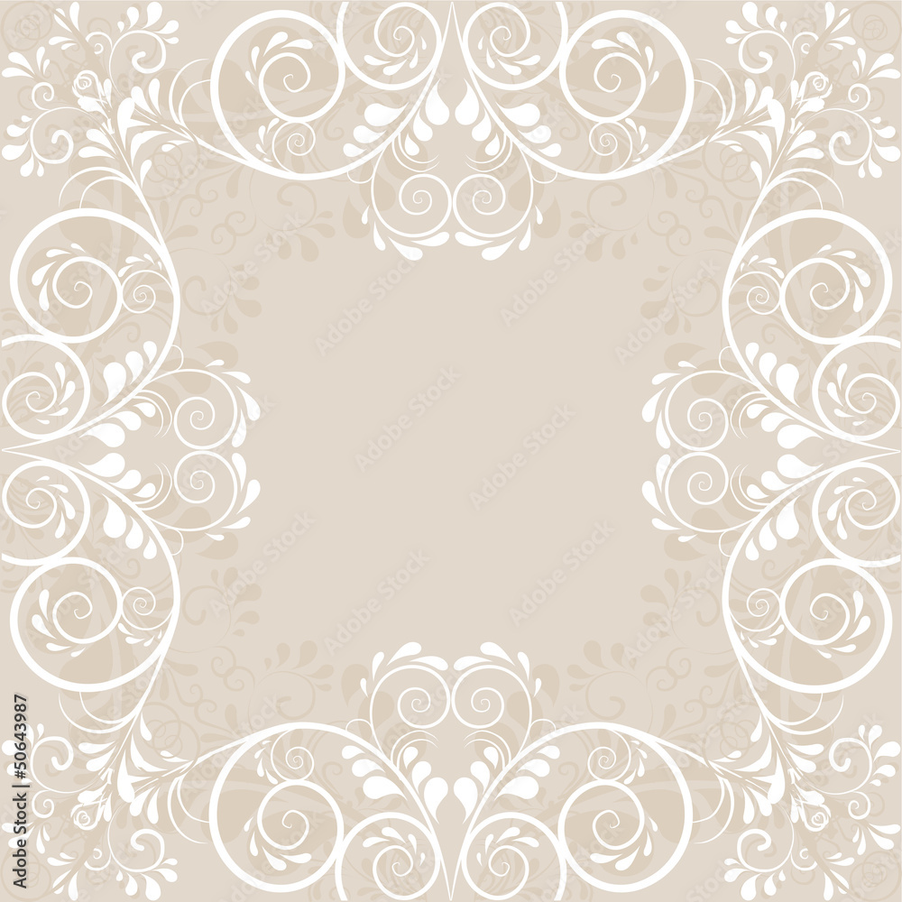 Hintergrund aus Ornamenten in beige Hintergrund aus Ornamenten in beige