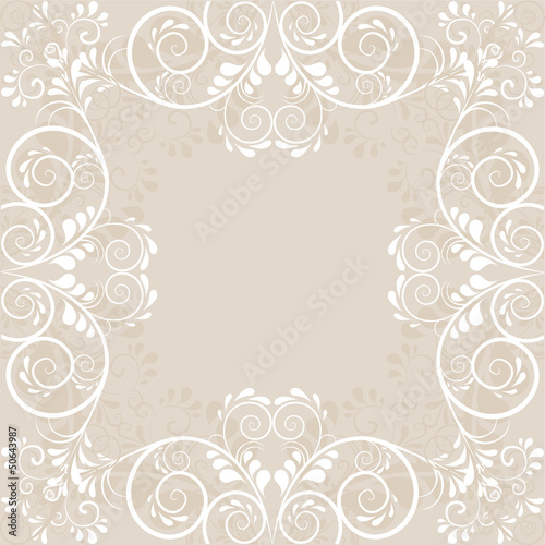 Hintergrund aus Ornamenten in beige