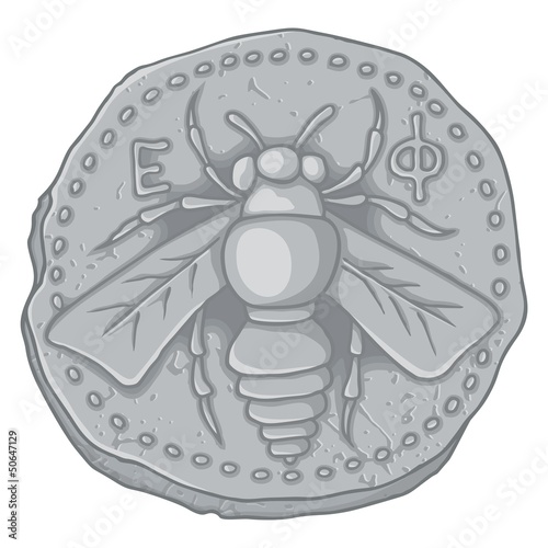 Honey bee coin
