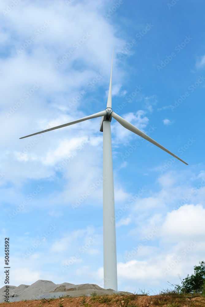 Wind turbines produce electricity in Thailand Wind turbines produce electricity in Thailand