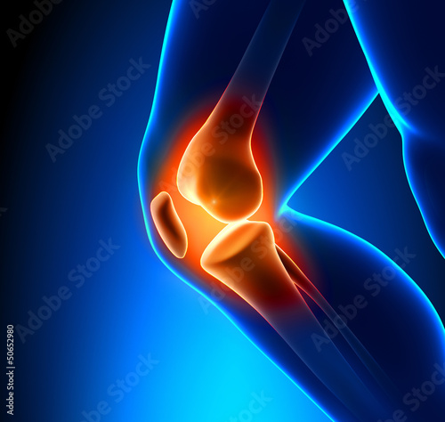 Painful Knee Close-up photo
