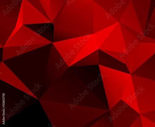 Black Red geometric background with gradients lines