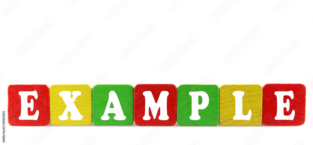 isolated text in wooden building blocks isolated text in wooden building blocks