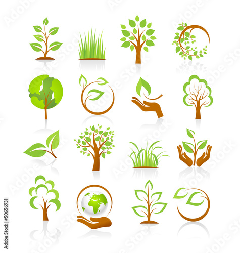 Set of nature icons