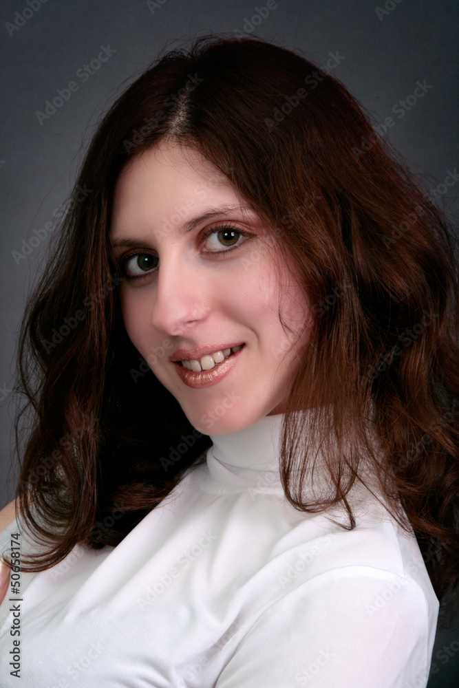 brunette woman beauty portrait brunette woman beauty portrait