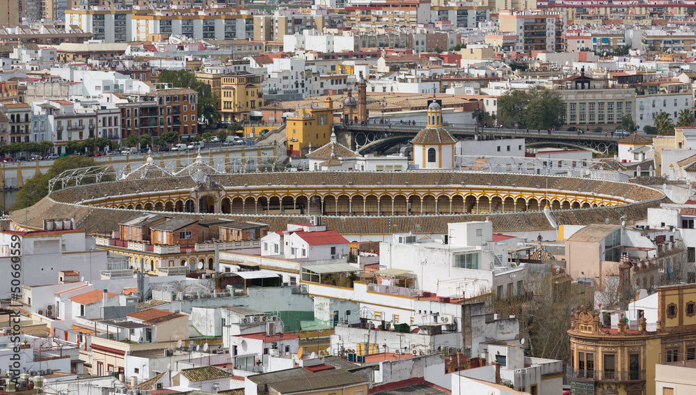 Bullfight arena