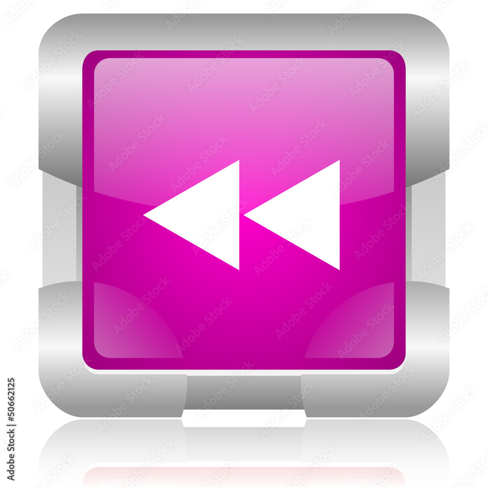 scroll pink square web glossy icon scroll pink square web glossy icon