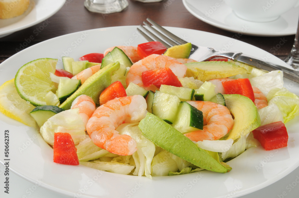 Shrimp and Avocado salad
