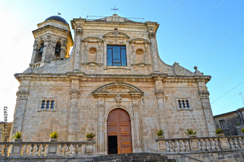 Church with staircase, Palazzolo Acreide - Syracuse