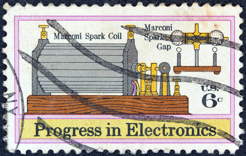 Marconi's Spark Coil and Gap (1901) (USA 1973) photo